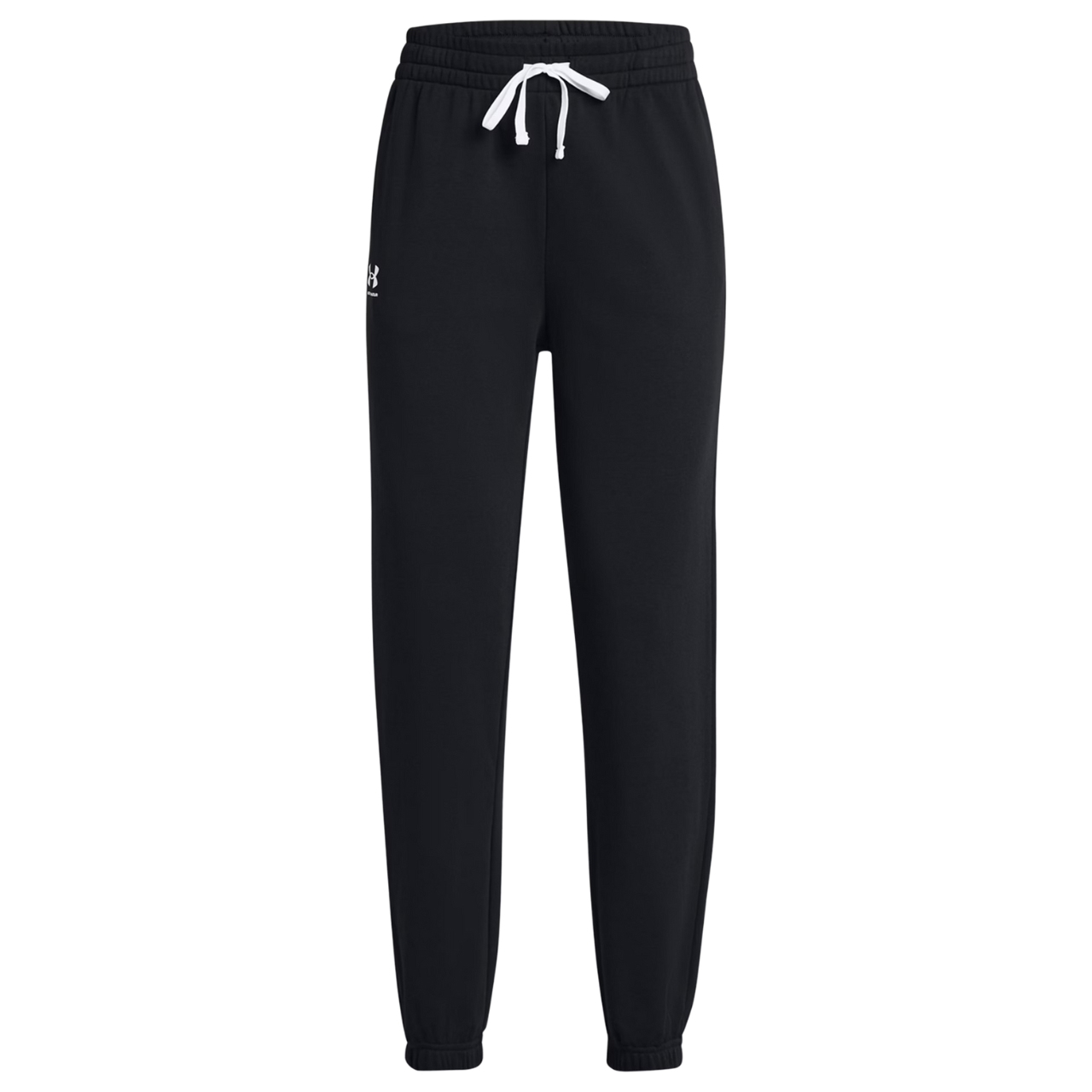 Spodnie damskie Under Armour Rival Terry Jogger czarne – ujęcie 2