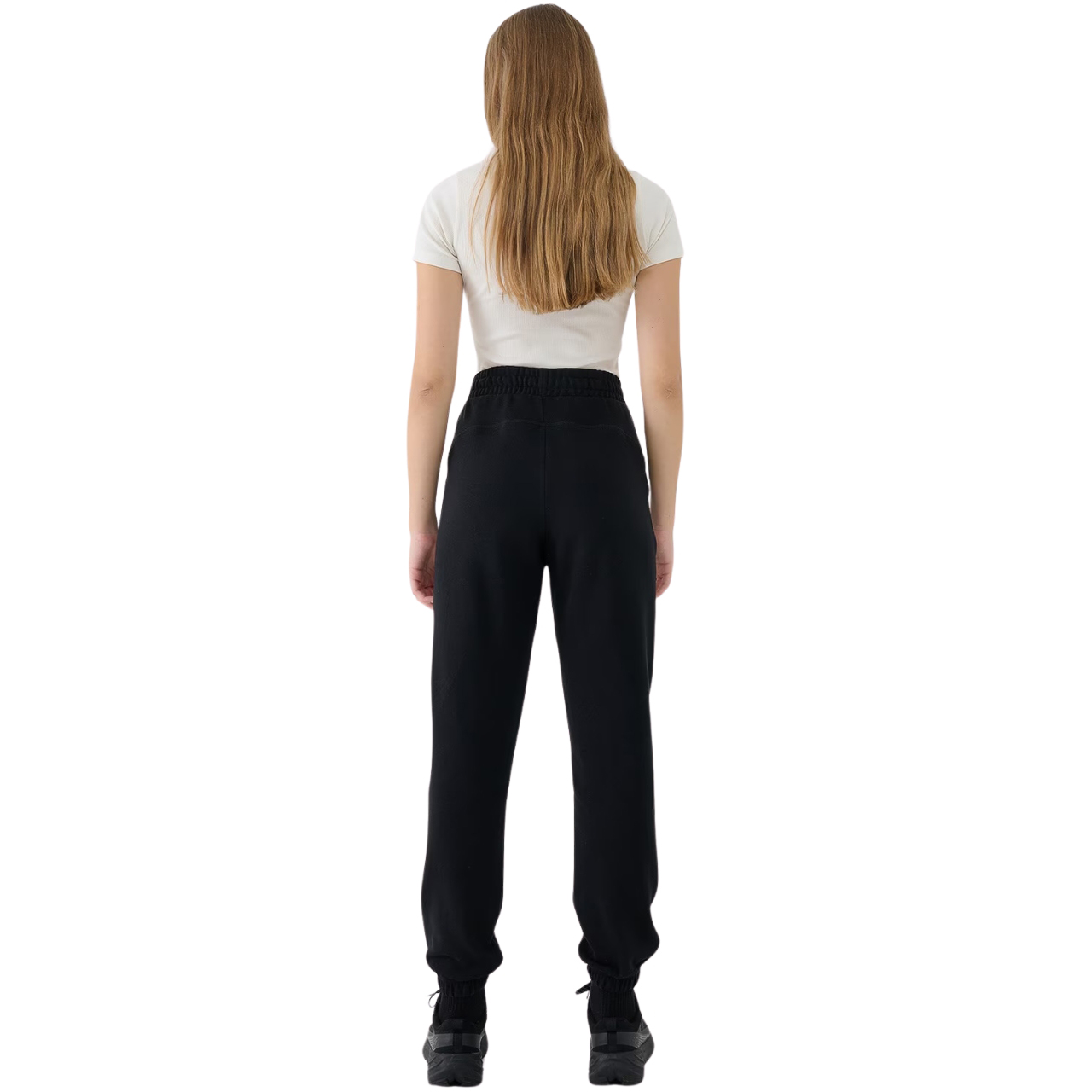 Spodnie damskie 4F CAS F1013 głęboka czerń 4FWSS25TTROF1013 – ujęcie 3