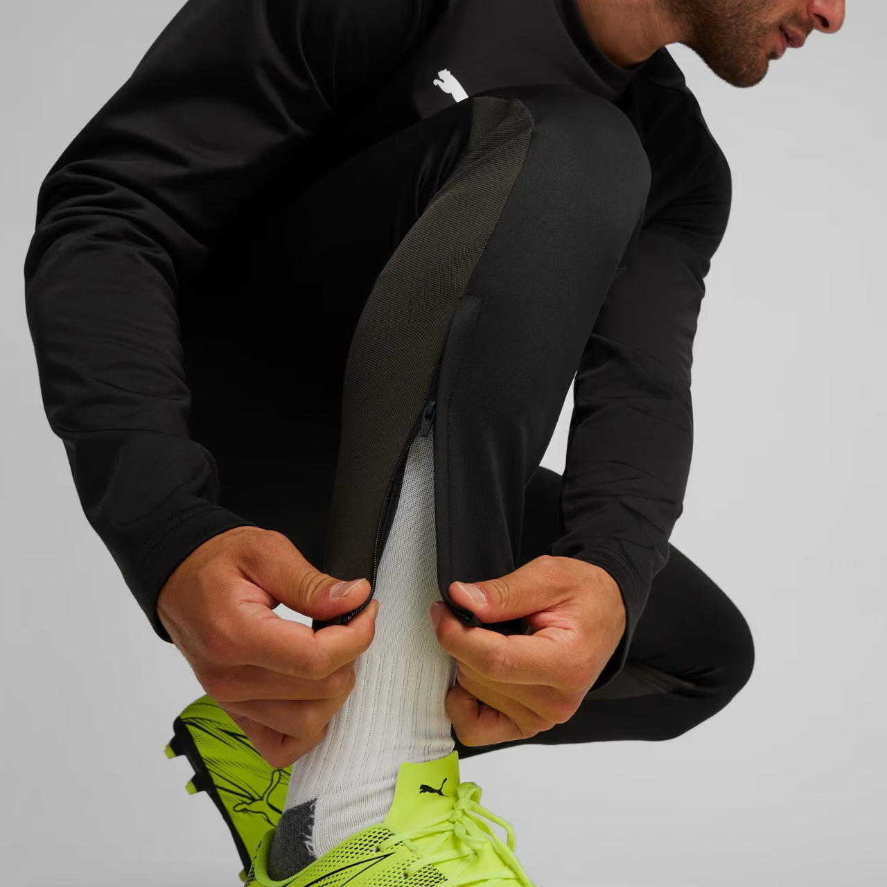 Spodnie męskie Puma Team Goal Training czarne – ujęcie 5