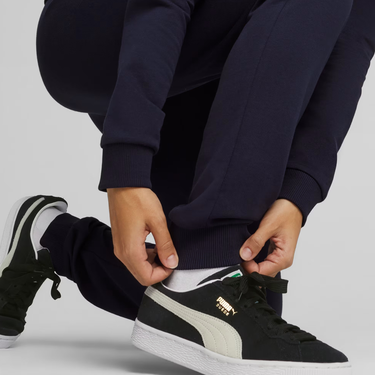 Spodnie damskie Puma Team Goal Casuals granatowe – ujęcie 6