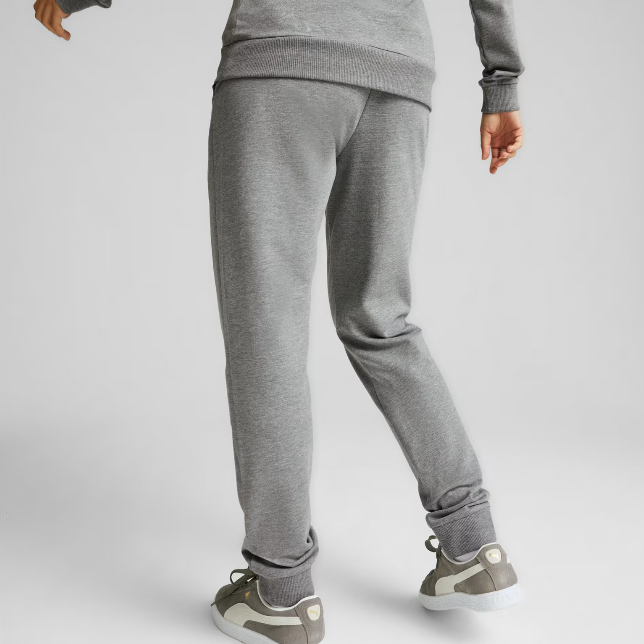 Spodnie damskie Puma Team Goal Casuals szare – ujęcie 4