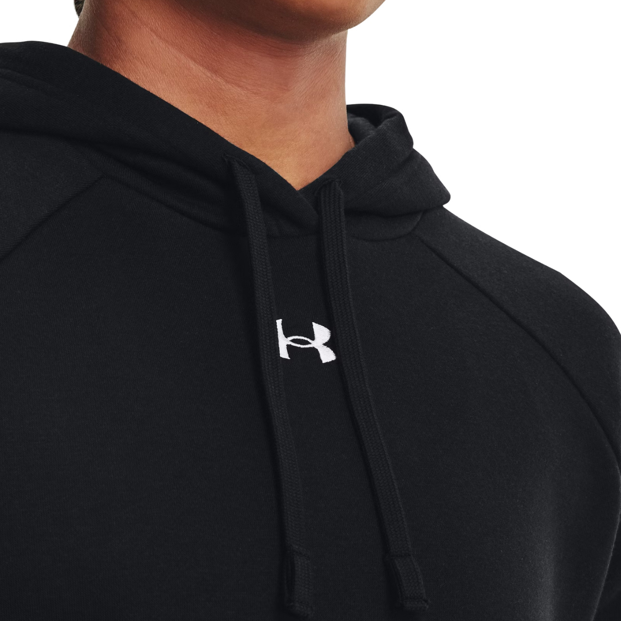 Bluza damska Under Armour Rival Fleece Hoodie czarna – ujęcie 5