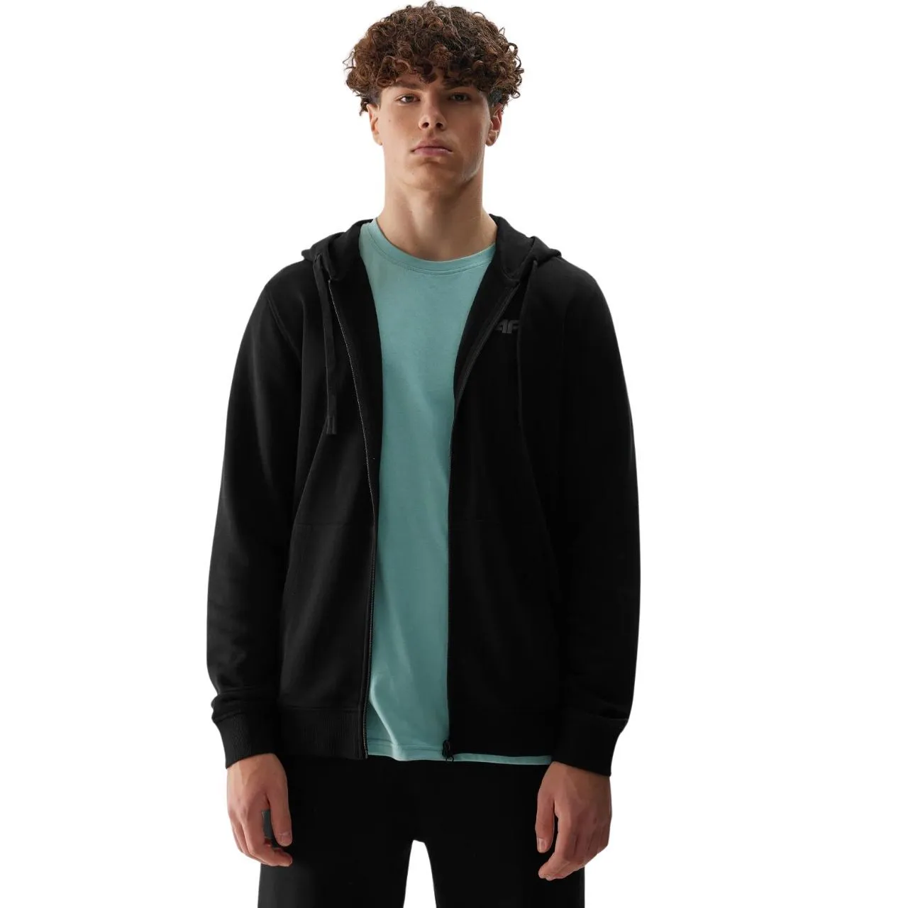 Bluza męska 4F M0951 głęboka czerń 4FWSS24TSWSM0951