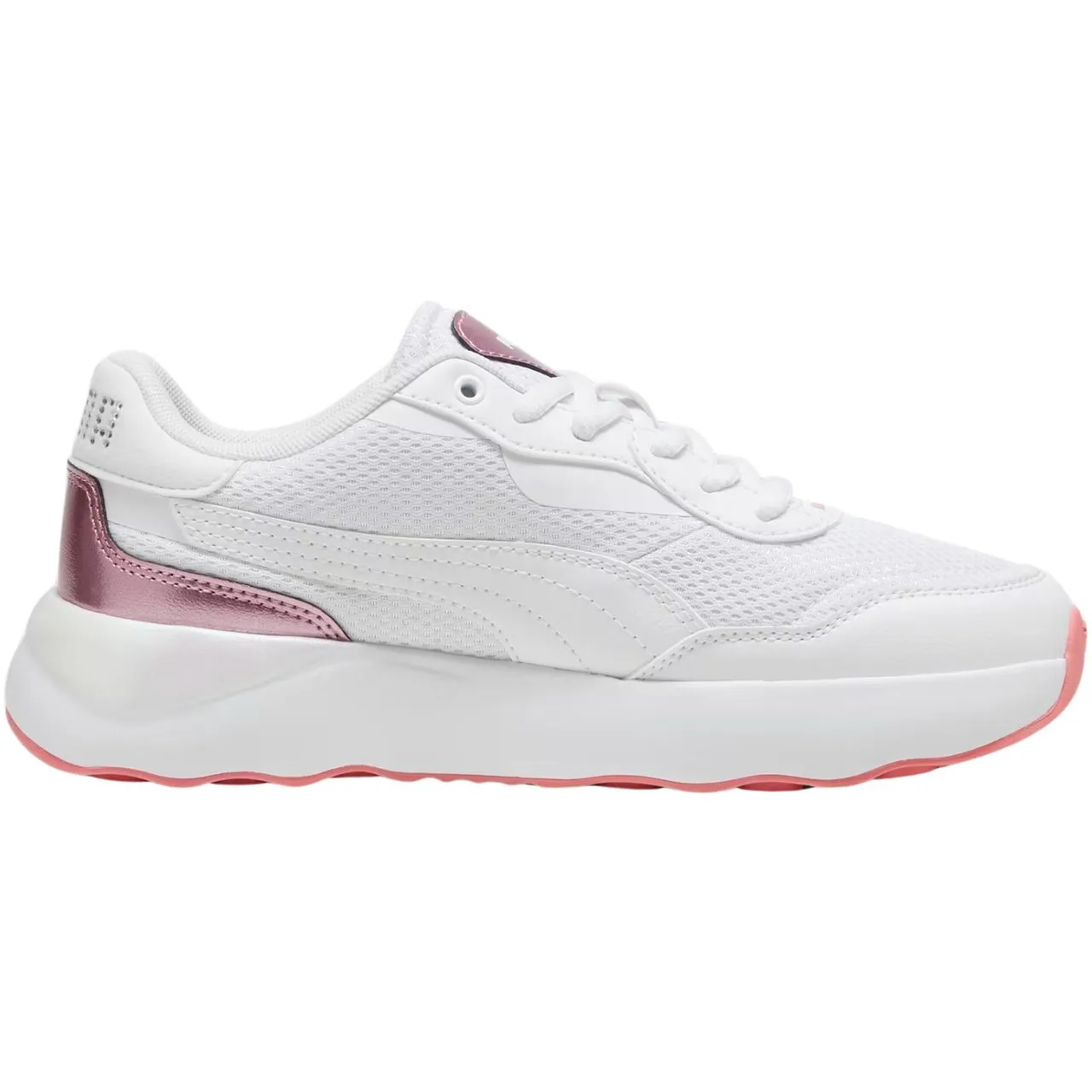 Buty damskie Puma Runtamed Platform GirlPower biało-różowe