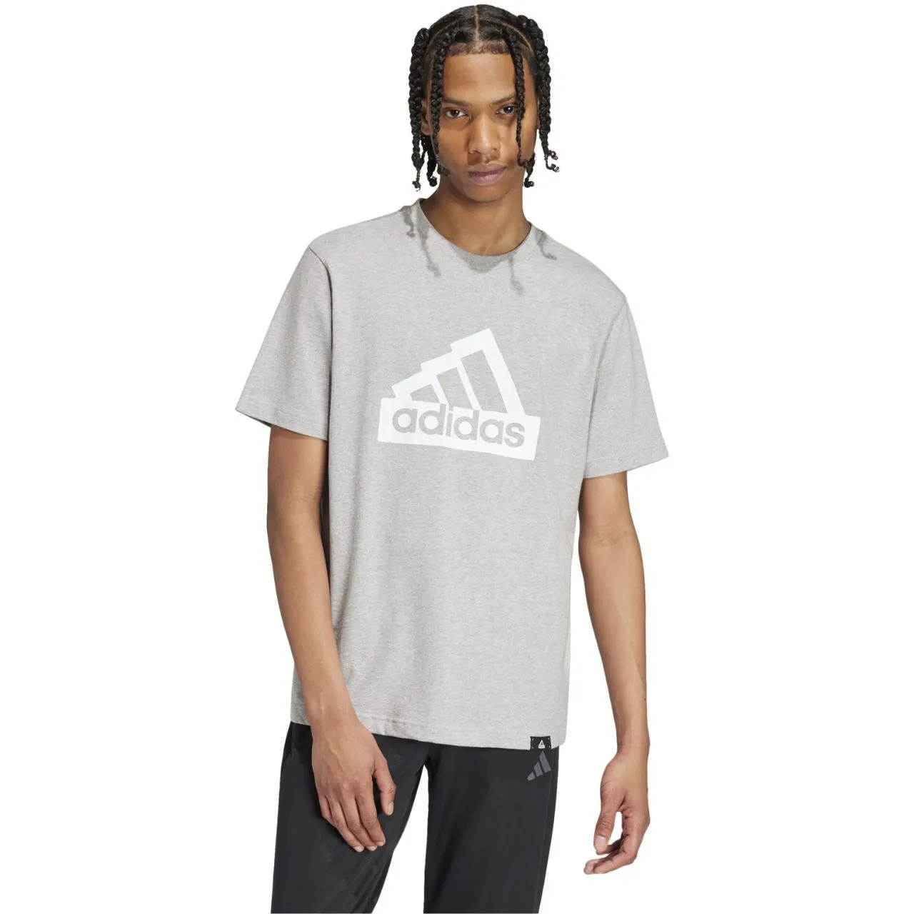 Koszulka męska adidas Modern Essentials Graphic szara