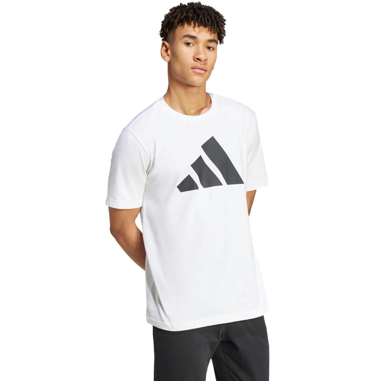 Koszulka męska adidas PWR 3 Graphic Tee biała