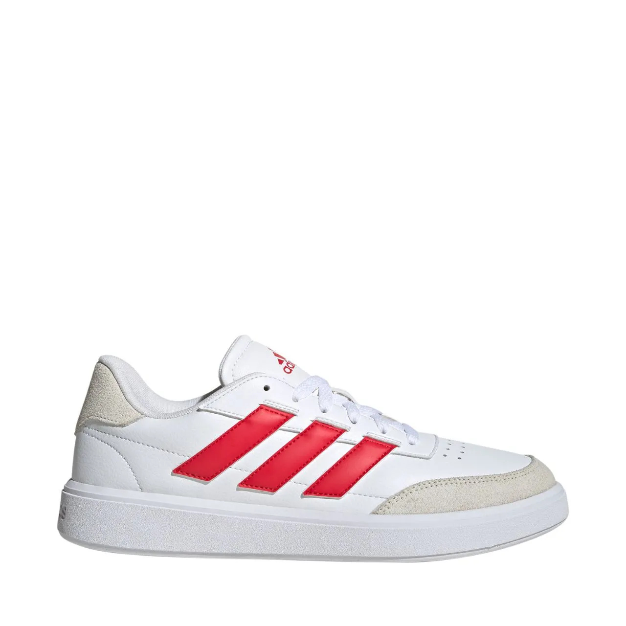 Buty męskie adidas Courtblock biało-czerwone
