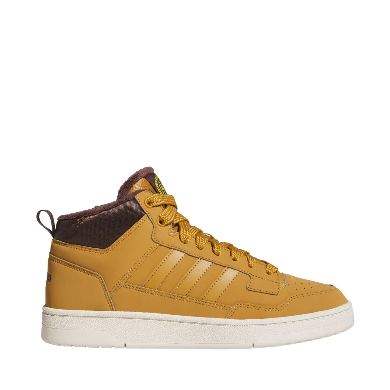 Buty męskie adidas Rapid Court Mid Winterized brązowe