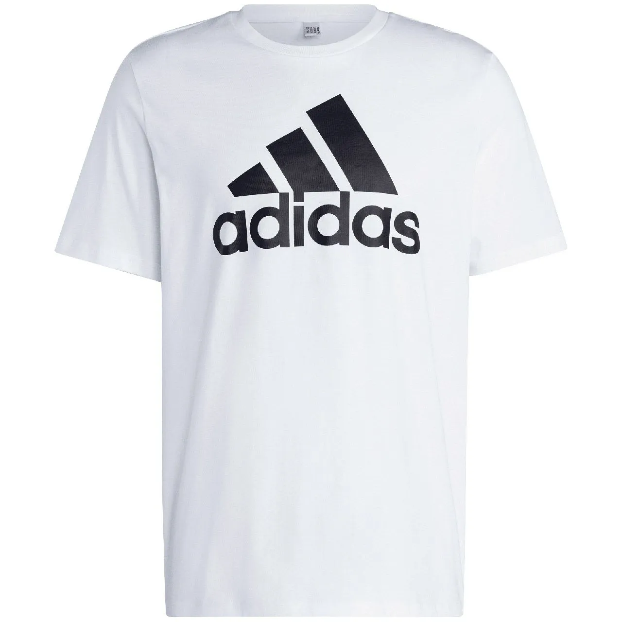 Koszulka męska adidas Essentials Single Jersey Big Logo Tee biała